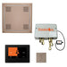 ThermaSol TT2 & HydroVive Total Wellness Package ThermaTouch2 Control, HydroVive Rainhead, SteamVection Steamhead, Digital Shower Valve - West Coast Saunas - TWPH7S-SN