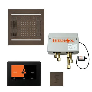 ThermaSol TT2 & HydroVive Total Wellness Package ThermaTouch2 Control, HydroVive Rainhead, SteamVection Steamhead, Digital Shower Valve - West Coast Saunas - TWPH147S-ORB