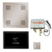 ThermaSol TT2 & HydroVive Total Wellness Package ThermaTouch2 Control, HydroVive Rainhead, SteamVection Steamhead, Digital Shower Valve - West Coast Saunas - TWPH15US-PN