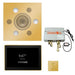 ThermaSol TT2 & Serenity Total Wellness Package ThermaTouch2 Control, Serenity Advanced Rainhead, SteamVection Steamhead, Digital Shower Valve - West Coast Saunas - TWP15US-PG