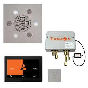 ThermaSol TT2 & Serenity Total Wellness Package ThermaTouch2 Control, Serenity Advanced Rainhead, SteamVection Steamhead, Digital Shower Valve - West Coast Saunas - TWP10US-SC