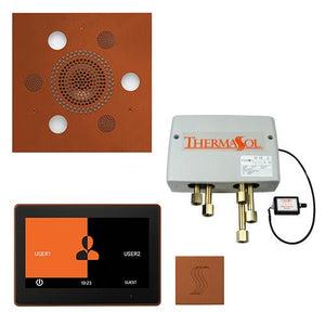 ThermaSol TT2 & Serenity Total Wellness Package ThermaTouch2 Control, Serenity Advanced Rainhead, SteamVection Steamhead, Digital Shower Valve - West Coast Saunas - TWP10US-ACOP