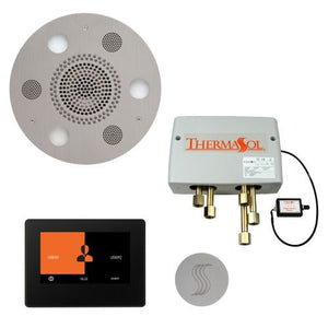 ThermaSol TT2 & Serenity Total Wellness Package ThermaTouch2 Control, Serenity Advanced Rainhead, SteamVection Steamhead, Digital Shower Valve - West Coast Saunas - TWP7R-SC