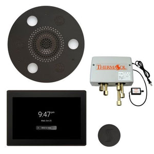 ThermaSol TT2 & Serenity Total Wellness Package ThermaTouch2 Control, Serenity Advanced Rainhead, SteamVection Steamhead, Digital Shower Valve - West Coast Saunas - TWP15UR-MB