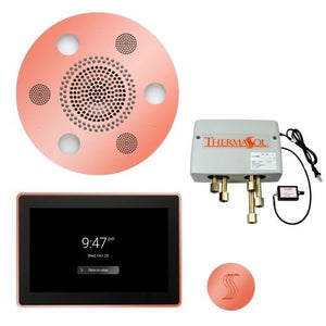 ThermaSol TT2 & Serenity Total Wellness Package ThermaTouch2 Control, Serenity Advanced Rainhead, SteamVection Steamhead, Digital Shower Valve - West Coast Saunas - TWP15UR-COP