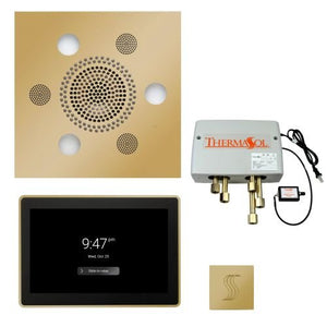ThermaSol TT2 & Serenity Total Wellness Package ThermaTouch2 Control, Serenity Advanced Rainhead, SteamVection Steamhead, Digital Shower Valve - West Coast Saunas - TWP15US-PB