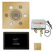 ThermaSol TT2 & Serenity Total Wellness Package ThermaTouch2 Control, Serenity Advanced Rainhead, SteamVection Steamhead, Digital Shower Valve - West Coast Saunas - TWP15US-PB