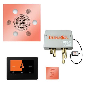 ThermaSol TT2 & Serenity Total Wellness Package ThermaTouch2 Control, Serenity Advanced Rainhead, SteamVection Steamhead, Digital Shower Valve - West Coast Saunas - TWP7S-COP
