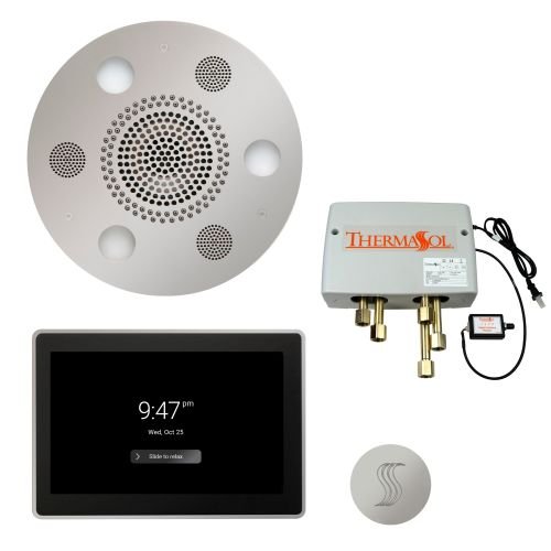 ThermaSol TT2 & Serenity Total Wellness Package ThermaTouch2 Control, Serenity Advanced Rainhead, SteamVection Steamhead, Digital Shower Valve - West Coast Saunas - TWP15UR-PC