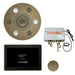 ThermaSol TT2 & Serenity Total Wellness Package ThermaTouch2 Control, Serenity Advanced Rainhead, SteamVection Steamhead, Digital Shower Valve - West Coast Saunas - TWP15UR-AB