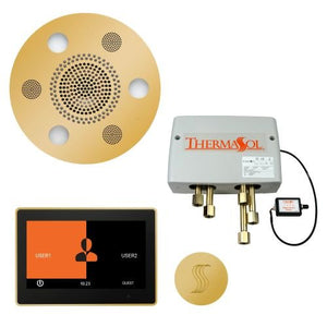 ThermaSol TT2 & Serenity Total Wellness Package ThermaTouch2 Control, Serenity Advanced Rainhead, SteamVection Steamhead, Digital Shower Valve - West Coast Saunas - TWP10UR-PG