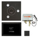 ThermaSol TT2 & Serenity Total Wellness Package ThermaTouch2 Control, Serenity Advanced Rainhead, SteamVection Steamhead, Digital Shower Valve - West Coast Saunas - TWP15US-MB