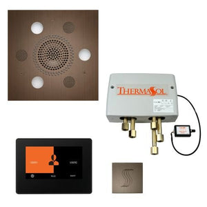 ThermaSol TT2 & Serenity Total Wellness Package ThermaTouch2 Control, Serenity Advanced Rainhead, SteamVection Steamhead, Digital Shower Valve - West Coast Saunas - TWP7S-AN