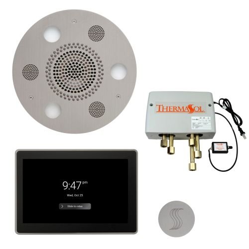 ThermaSol TT2 & Serenity Total Wellness Package ThermaTouch2 Control, Serenity Advanced Rainhead, SteamVection Steamhead, Digital Shower Valve - West Coast Saunas - TWP15UR-SC