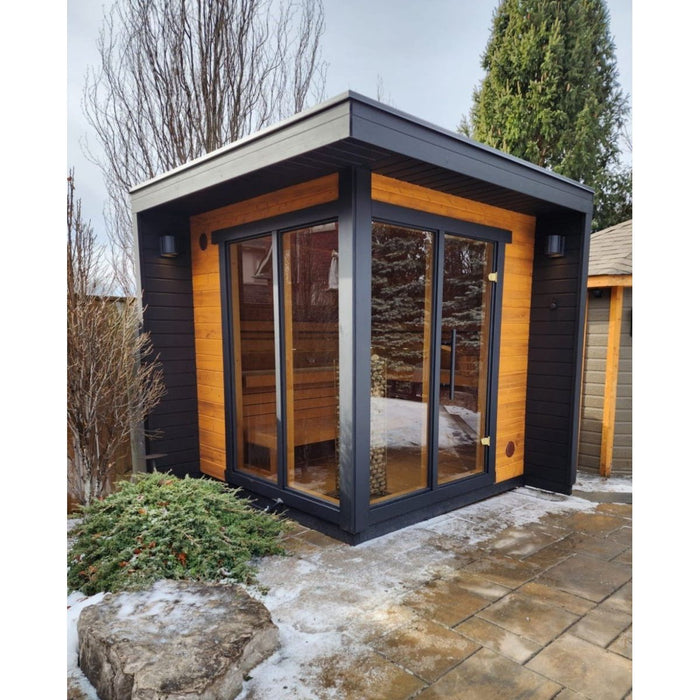 Thermowood 4 to 6 Person Cube Sauna Kit - Cubo S - West Coast Saunas - BS - CUBO - S