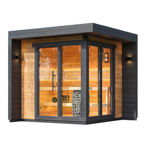 Thermowood 4 to 6 Person Cube Sauna Kit - Cubo S - West Coast Saunas - BS - CUBO - S