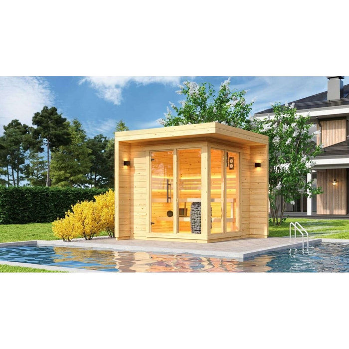 Thermowood 4 to 6 Person Cube Sauna Kit - Cubo S - West Coast Saunas - BS - CUBO - S
