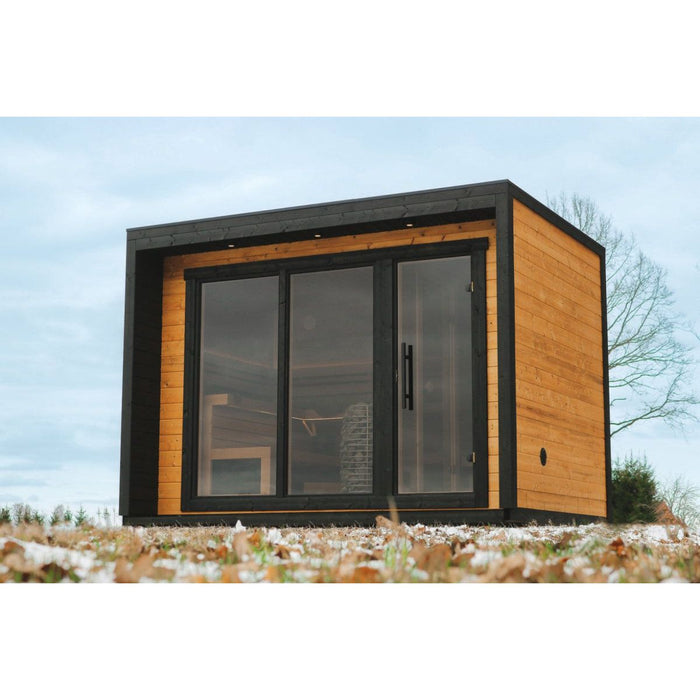 Thermowood 4 to 6 Person Two Room Cube Sauna Kit - Cubo M - West Coast Saunas - BS - CUBO - M