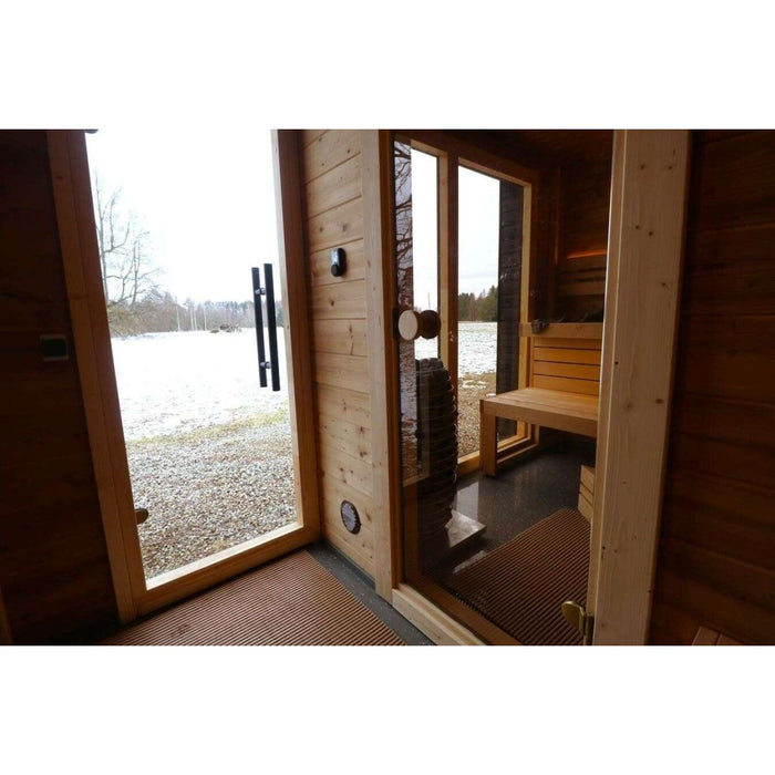 Thermowood 4 to 6 Person Two Room Cube Sauna Kit - Cubo M - West Coast Saunas - BS - CUBO - M