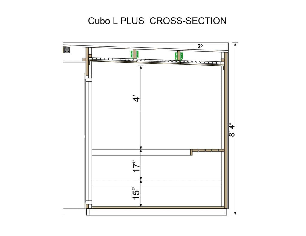 Thermowood 5 Person Two Room Cube Sauna Kit w/Outdoor Area - Cubo L Plus - West Coast Saunas - BS - CUBO - L - PLS