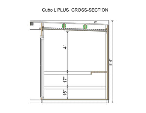 Thermowood 5 Person Two Room Cube Sauna Kit w/Outdoor Area - Cubo L Plus - West Coast Saunas - BS - CUBO - L - PLS