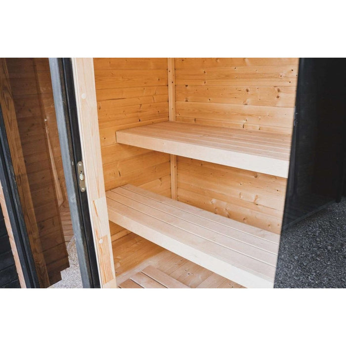 Tiny Thermowood Cube 3 Person Sauna Kit - Cubo XXS - West Coast Saunas - BS - CUBO - XXS
