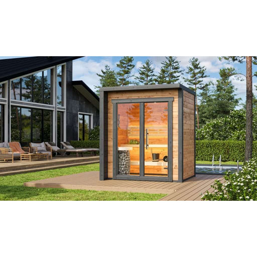 Tiny Thermowood Cube 3 Person Sauna Kit - Cubo XXS - West Coast Saunas - BS - CUBO - XXS