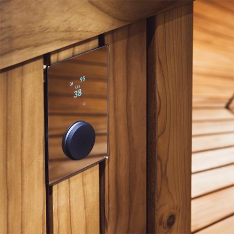 UKU WiFi Sauna Control Panel with Glass Display - West Coast Saunas - H2001052