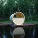 Vassa Finnish Barrel Sauna with WiFi Heater - Finnish Sauna Builders - West Coast Saunas - sku-47986444632305