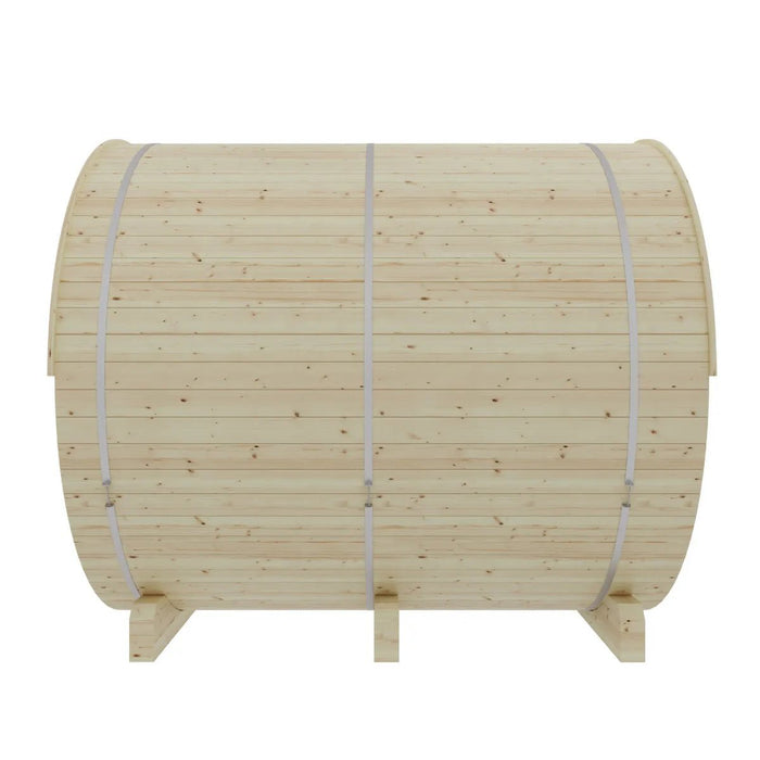 Vassa Finnish Barrel Sauna with WiFi Heater - Finnish Sauna Builders - West Coast Saunas - sku-47986444632305