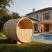 Vassa Finnish Barrel Sauna with WiFi Heater - Finnish Sauna Builders - West Coast Saunas - sku-47986444632305