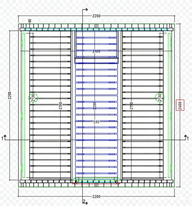 Vassa Finnish Barrel Sauna with WiFi Heater - Finnish Sauna Builders - West Coast Saunas - sku-47986444632305