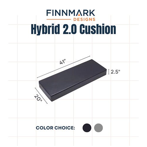 Vinyl Sauna Cushion for Finnmark FD-2 Infrared Sauna - West Coast Saunas - FM-REC-SEAT-2