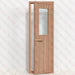 Western Red Cedar Door With Glass Window, 700x2040mm (27 1/2″ x 80 1/2″) - West Coast Saunas - BSAURCDWWRH