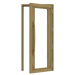 Western Red Cedar Sauna Door With Full Clear Glass, ADA Compliance, 1005×2075 mm (39 1/2 x 81 3/4″) - West Coast Saunas - BSAUNAWRCCGDR