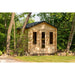 Canadian Timber Georgian Outdoor Traditional Cabin Sauna with Changing Room - West Coast Saunas - CTC88CW