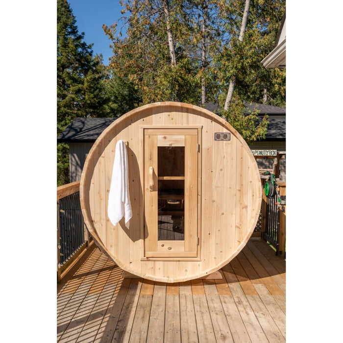 Canadian Timber Harmony Barrel Sauna - West Coast Saunas - CTC22W