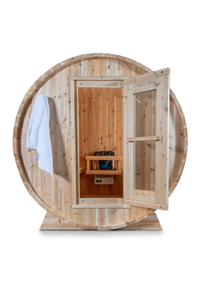 Canadian Timber Harmony Barrel Sauna - West Coast Saunas - CTC22W