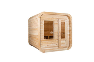 Canadian Timber Luna Outdoor Traditional Sauna - West Coast Saunas - CTC22LU