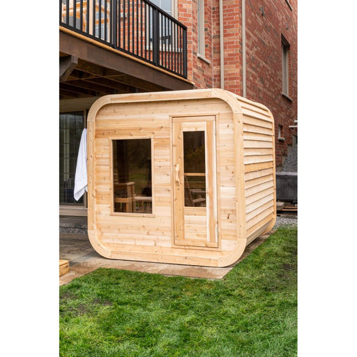 Canadian Timber Luna Outdoor Traditional Sauna - West Coast Saunas - CTC22LU