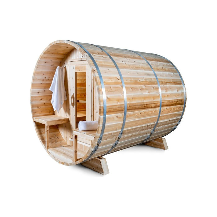 Canadian Timber Serenity Barrel Sauna - West Coast Saunas - CTC2245W
