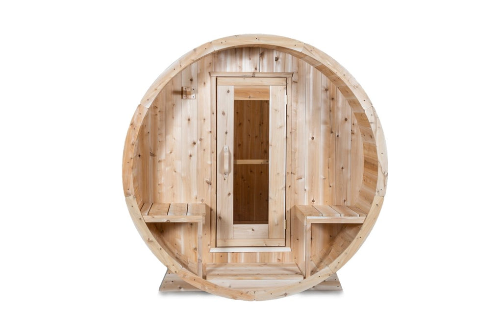 Canadian Timber Serenity Barrel Sauna - West Coast Saunas - CTC2245W