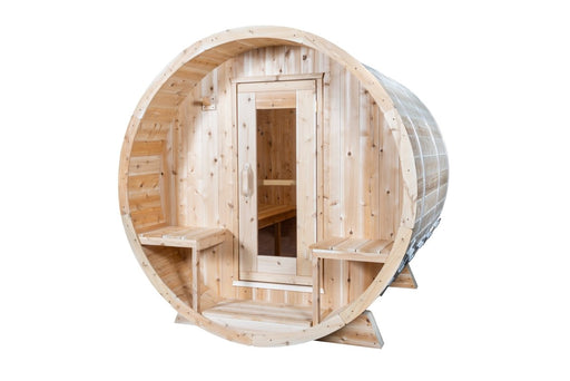 Canadian Timber Serenity Barrel Sauna - West Coast Saunas - CTC2245W