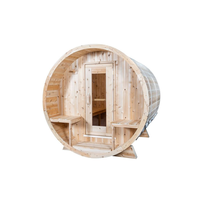 Canadian Timber Serenity Barrel Sauna - West Coast Saunas - CTC2245W