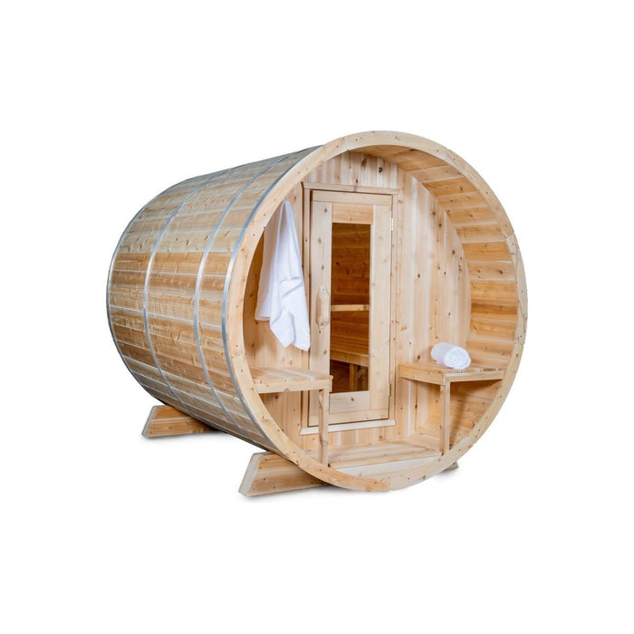 Canadian Timber Serenity Barrel Sauna - West Coast Saunas - CTC2245W
