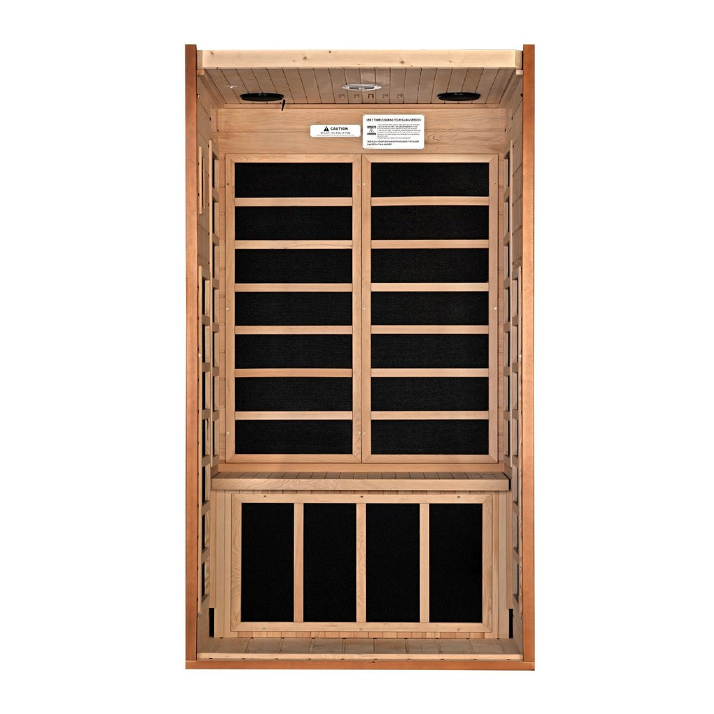 Dynamic Avila 1-2-person FAR Infrared Sauna - West Coast Saunas - DYN-6103-01