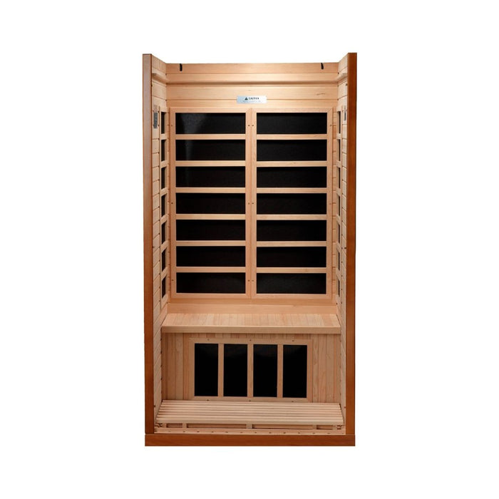 Dynamic Barcelona 1-2-person FAR Infrared Sauna - West Coast Saunas - DYN-6106-01