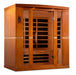 Dynamic Bergamo 4-person FAR Infrared Sauna - West Coast Saunas - DYN-6440-01