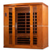 Dynamic Bergamo 4-person FAR Infrared Sauna - West Coast Saunas - DYN-6440-01