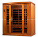 Dynamic Bergamo 4-person FAR Infrared Sauna - West Coast Saunas - DYN-6440-01